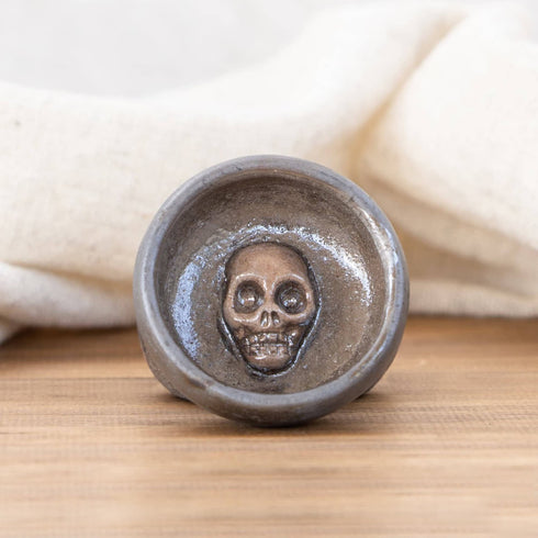 Burnt Skull Ceramic Mezcal Copita
